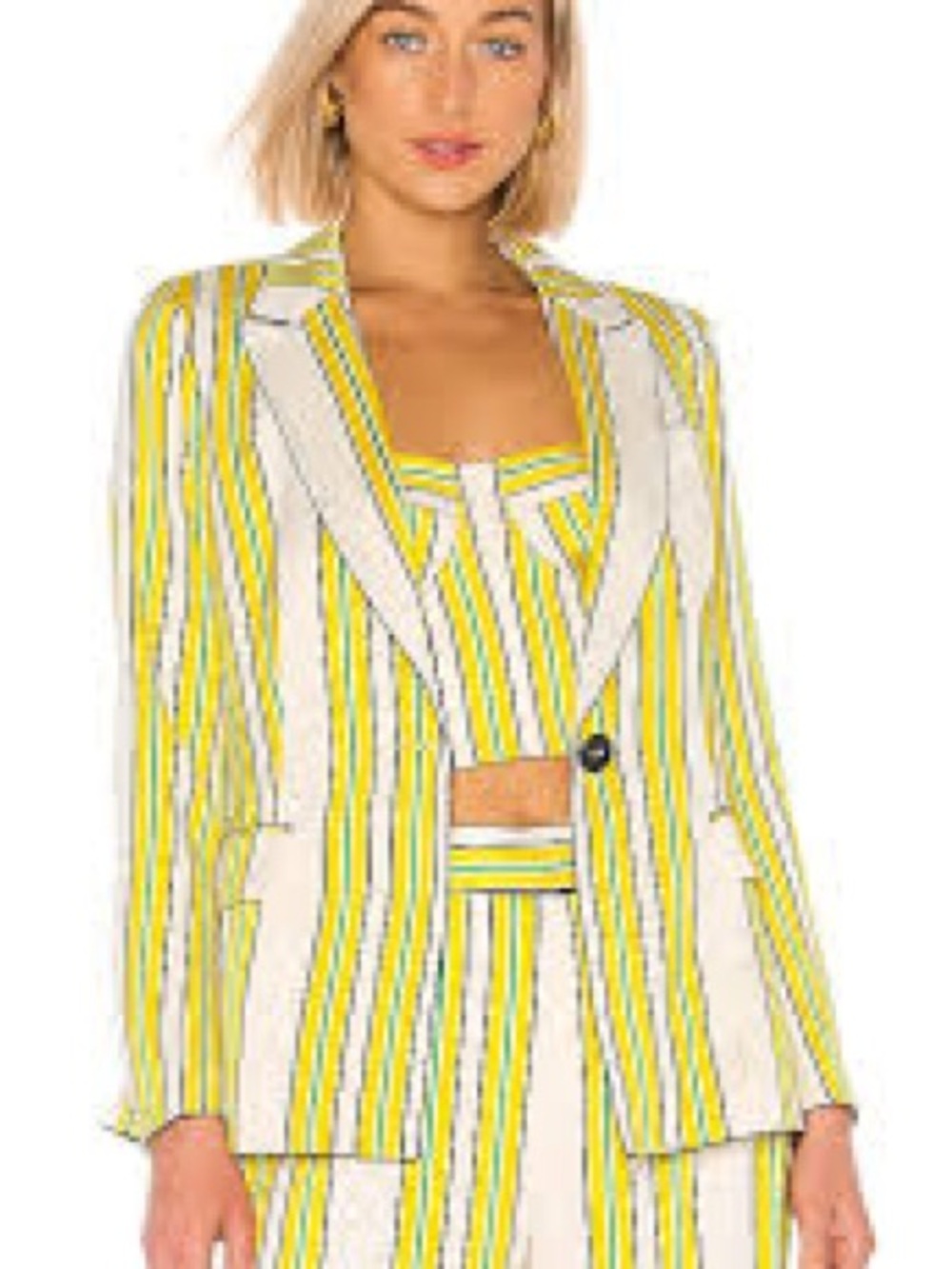 Alexis Tuscan Stripe Blazer Size Medium